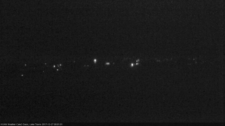 Lake Travis webcam, December 26, 2017 11:10 PM CT