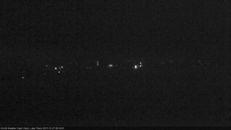 Lake Travis webcam, December 26, 2017 11:30 PM CT