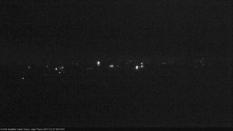 Lake Travis webcam, December 26, 2017 11:35 PM CT
