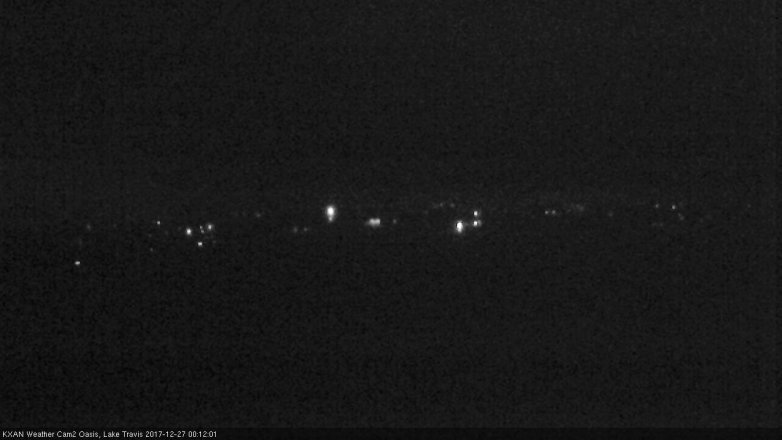 Lake Travis webcam, December 26, 2017 11:40 PM CT