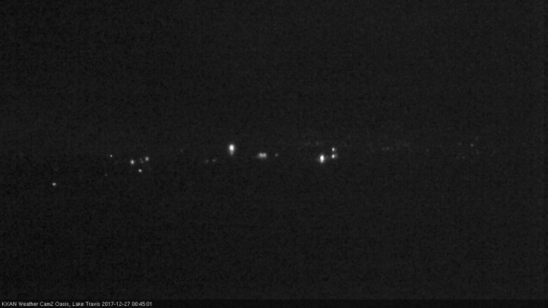 Lake Travis webcam, December 26, 2017 11:55 PM CT