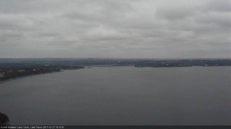 Lake Travis webcam, December 27, 2017 9:35 AM CT