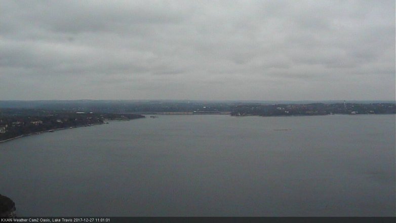 Lake Travis webcam, December 27, 2017 10:25 AM CT
