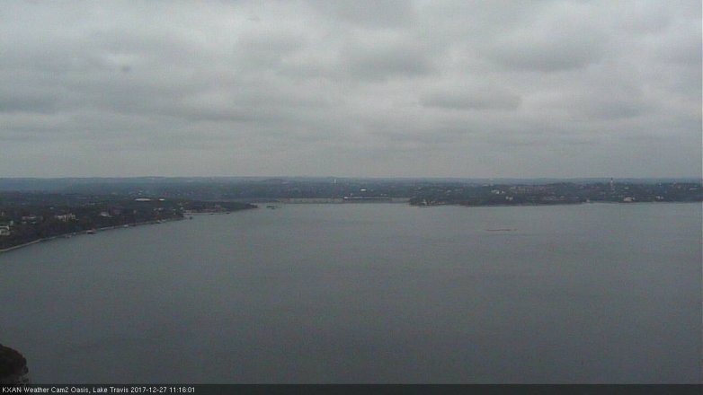 Lake Travis webcam, December 27, 2017 10:40 AM CT