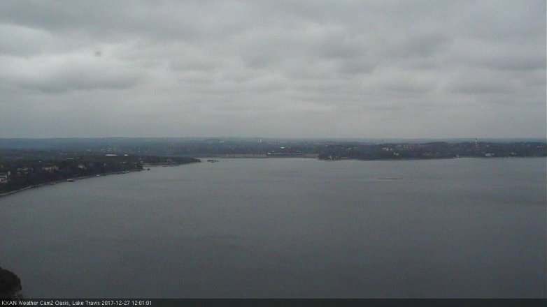 Lake Travis webcam, December 27, 2017 11:10 AM CT