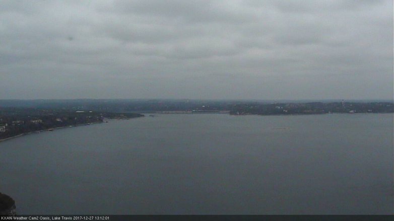 Lake Travis webcam, December 27, 2017 12:20 PM CT