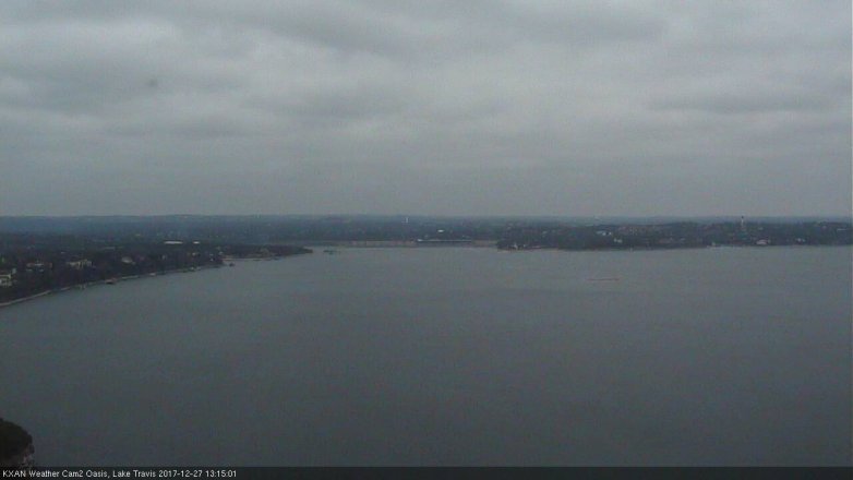 Lake Travis webcam, December 27, 2017 12:30 PM CT