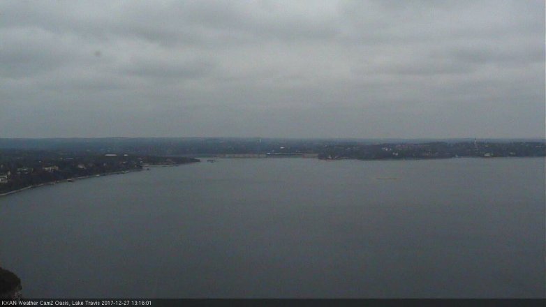 Lake Travis webcam, December 27, 2017 12:35 PM CT