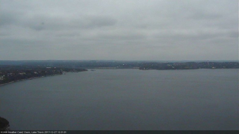 Lake Travis webcam, December 27, 2017 12:55 PM CT