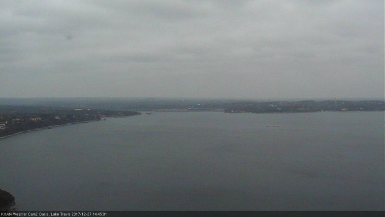Lake Travis webcam, December 27, 2017 1:50 PM CT