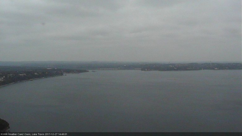 Lake Travis webcam, December 27, 2017 2:05 PM CT
