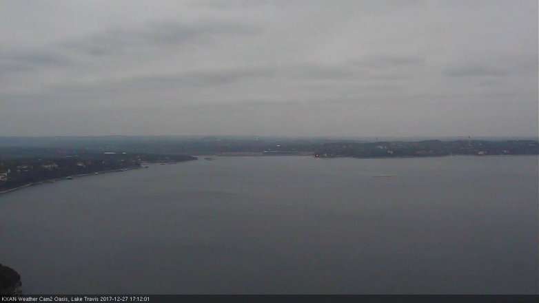 Lake Travis webcam, December 27, 2017 4:30 PM CT