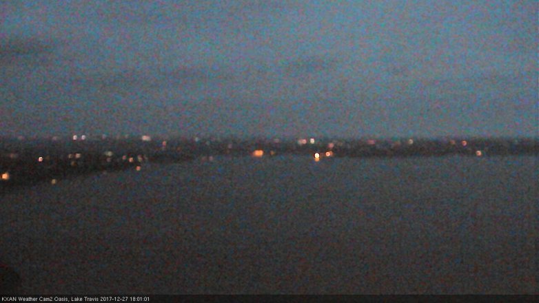 Lake Travis webcam, December 27, 2017 5:05 PM CT