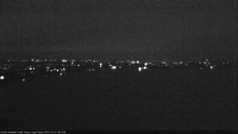 Lake Travis webcam, December 27, 2017 5:35 PM CT