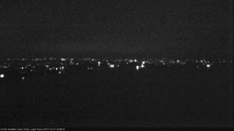 Lake Travis webcam, December 27, 2017 6:05 PM CT