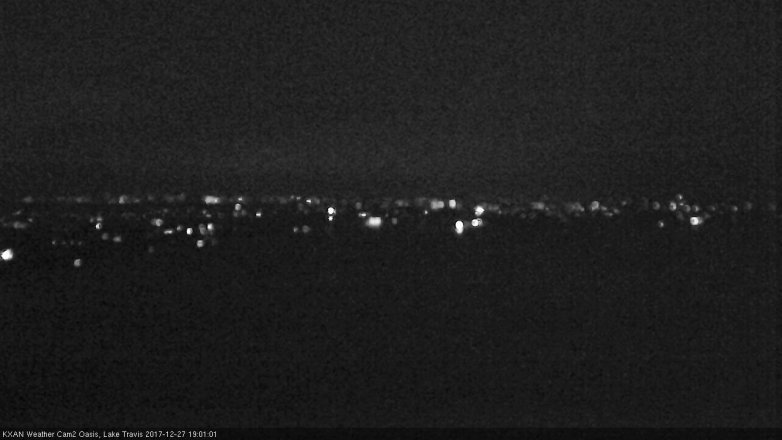 Lake Travis webcam, December 27, 2017 6:25 PM CT