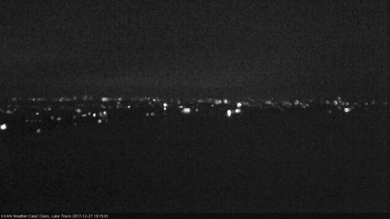 Lake Travis webcam, December 27, 2017 6:35 PM CT