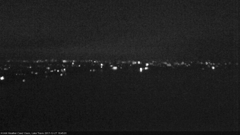 Lake Travis webcam, December 27, 2017 6:55 PM CT