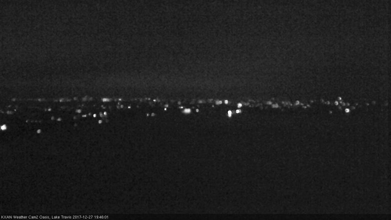 Lake Travis webcam, December 27, 2017 7:15 PM CT