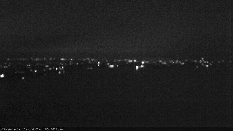 Lake Travis webcam, December 27, 2017 7:45 PM CT