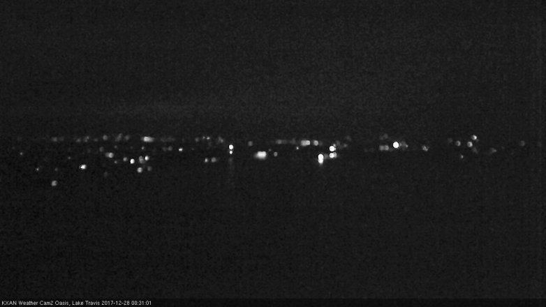 Lake Travis webcam, December 27, 2017 12:00 AM CT