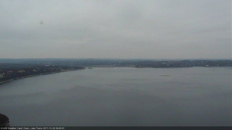 Lake Travis webcam, December 28, 2017 9:05 AM CT