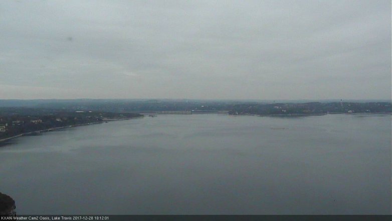 Lake Travis webcam, December 28, 2017 9:40 AM CT