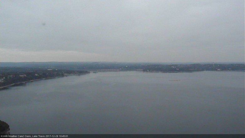 Lake Travis webcam, December 28, 2017 9:50 AM CT