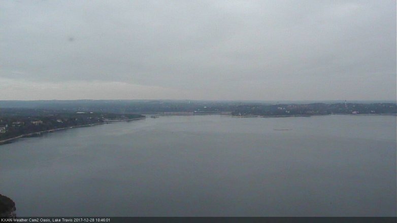 Lake Travis webcam, December 28, 2017 10:10 AM CT