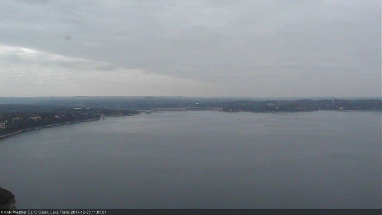 Lake Travis webcam, December 28, 2017 10:15 AM CT
