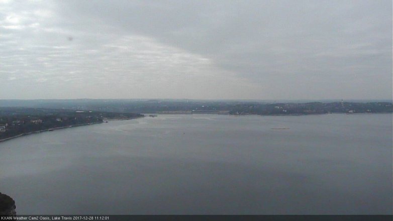 Lake Travis webcam, December 28, 2017 10:25 AM CT