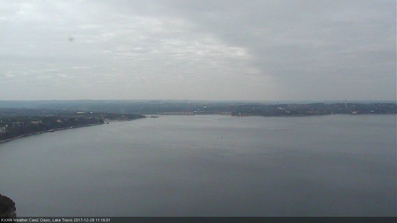 Lake Travis webcam, December 28, 2017 10:30 AM CT