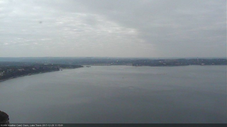 Lake Travis webcam, December 28, 2017 10:40 AM CT