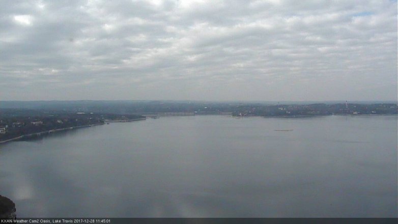 Lake Travis webcam, December 28, 2017 10:50 AM CT