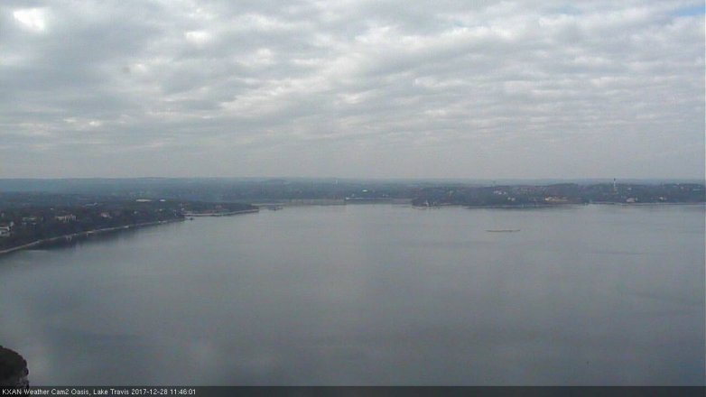 Lake Travis webcam, December 28, 2017 11:10 AM CT