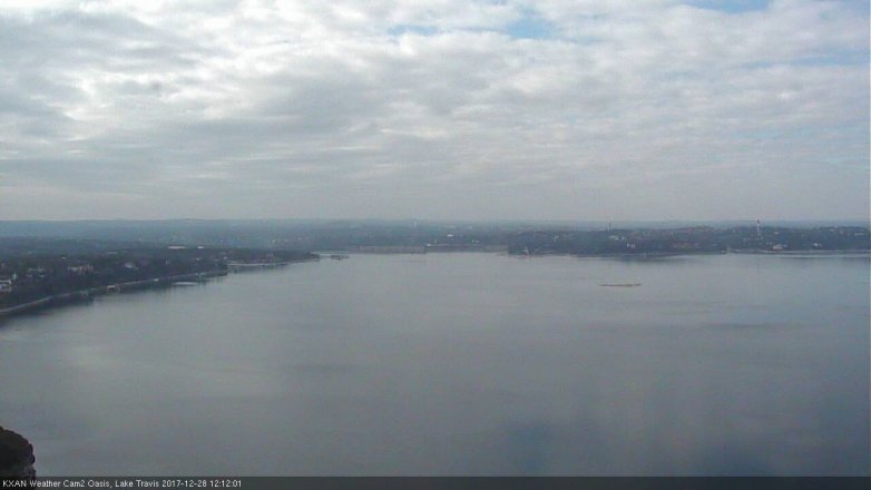 Lake Travis webcam, December 28, 2017 11:20 AM CT