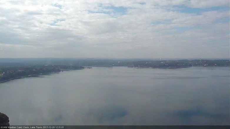 Lake Travis webcam, December 28, 2017 11:40 AM CT