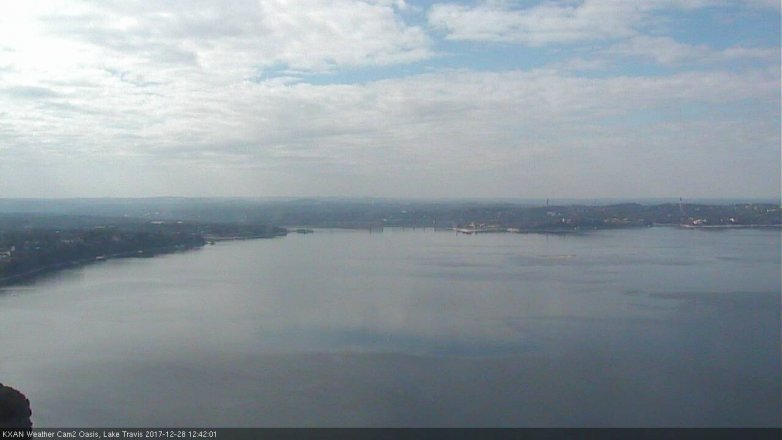 Lake Travis webcam, December 28, 2017 12:05 PM CT