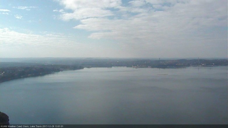 Lake Travis webcam, December 28, 2017 12:15 PM CT