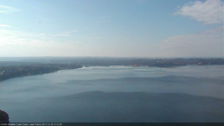 Lake Travis webcam, December 28, 2017 12:30 PM CT