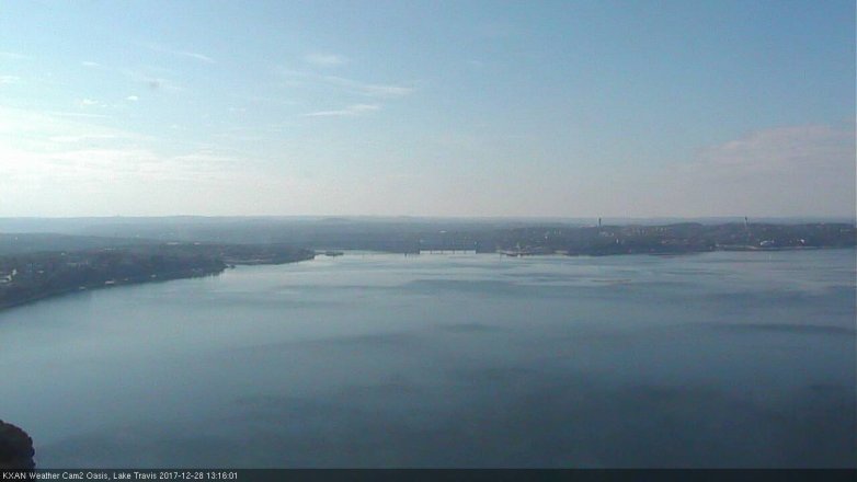 Lake Travis webcam, December 28, 2017 12:35 PM CT
