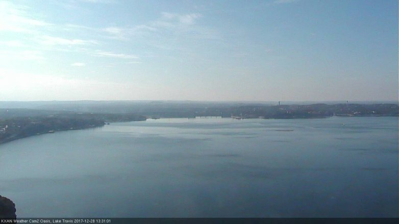 Lake Travis webcam, December 28, 2017 12:50 PM CT
