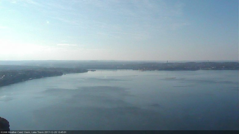 Lake Travis webcam, December 28, 2017 1:00 PM CT