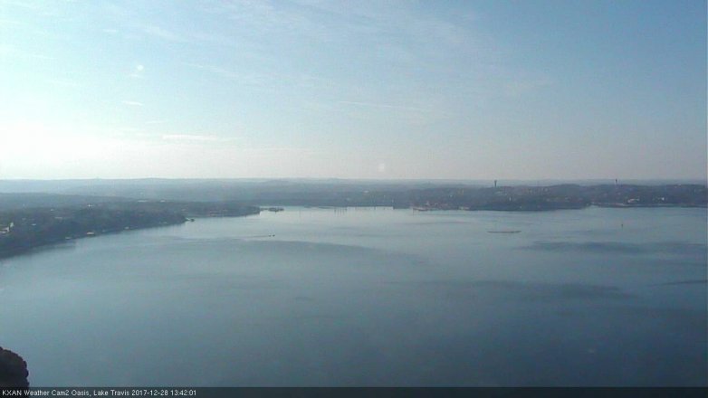 Lake Travis webcam, December 28, 2017 1:05 PM CT