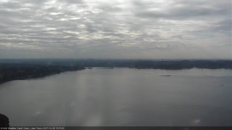 Lake Travis webcam, December 28, 2017 2:20 PM CT