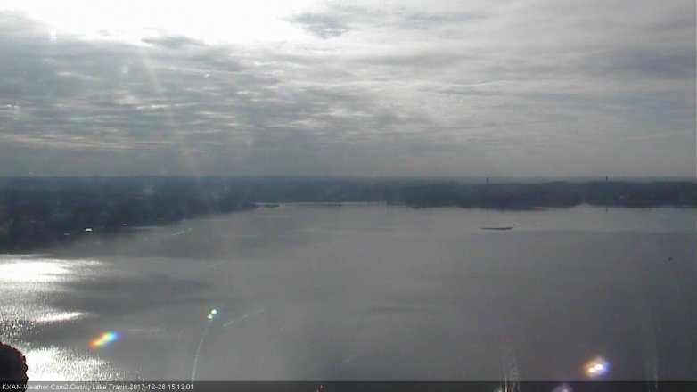Lake Travis webcam, December 28, 2017 2:30 PM CT