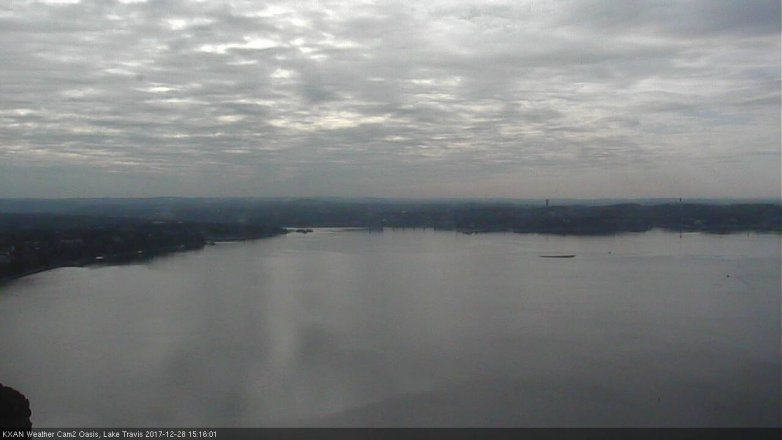 Lake Travis webcam, December 28, 2017 2:40 PM CT