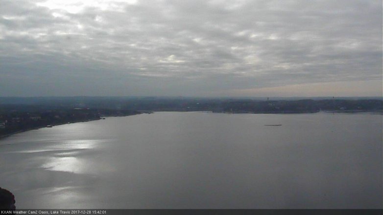 Lake Travis webcam, December 28, 2017 3:00 PM CT