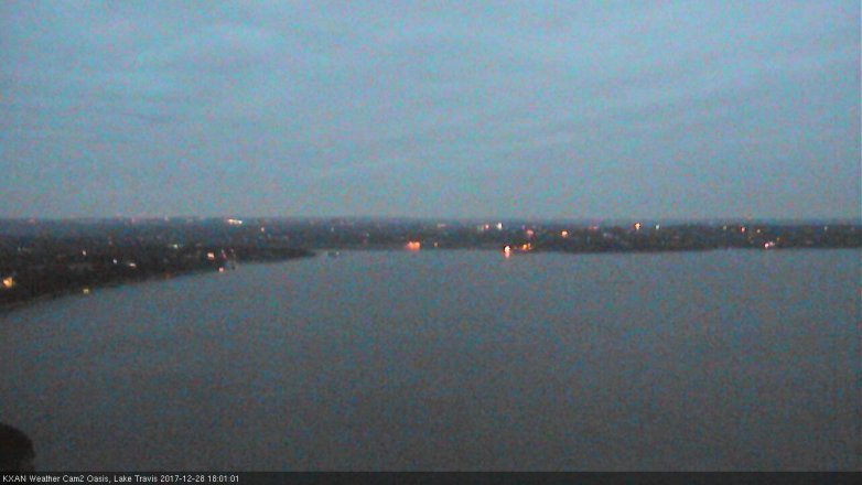 Lake Travis webcam, December 28, 2017 5:25 PM CT