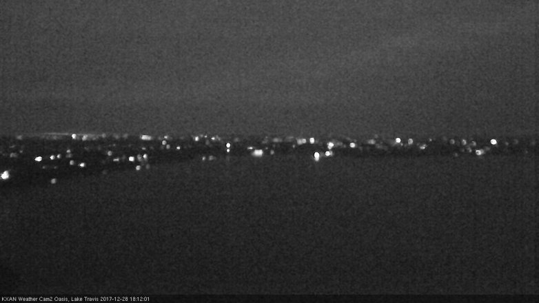 Lake Travis webcam, December 28, 2017 5:30 PM CT